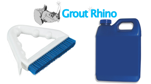 Professional Grout Cleaning Grout Sealing at Grout Rhino | Color Grout Sealing